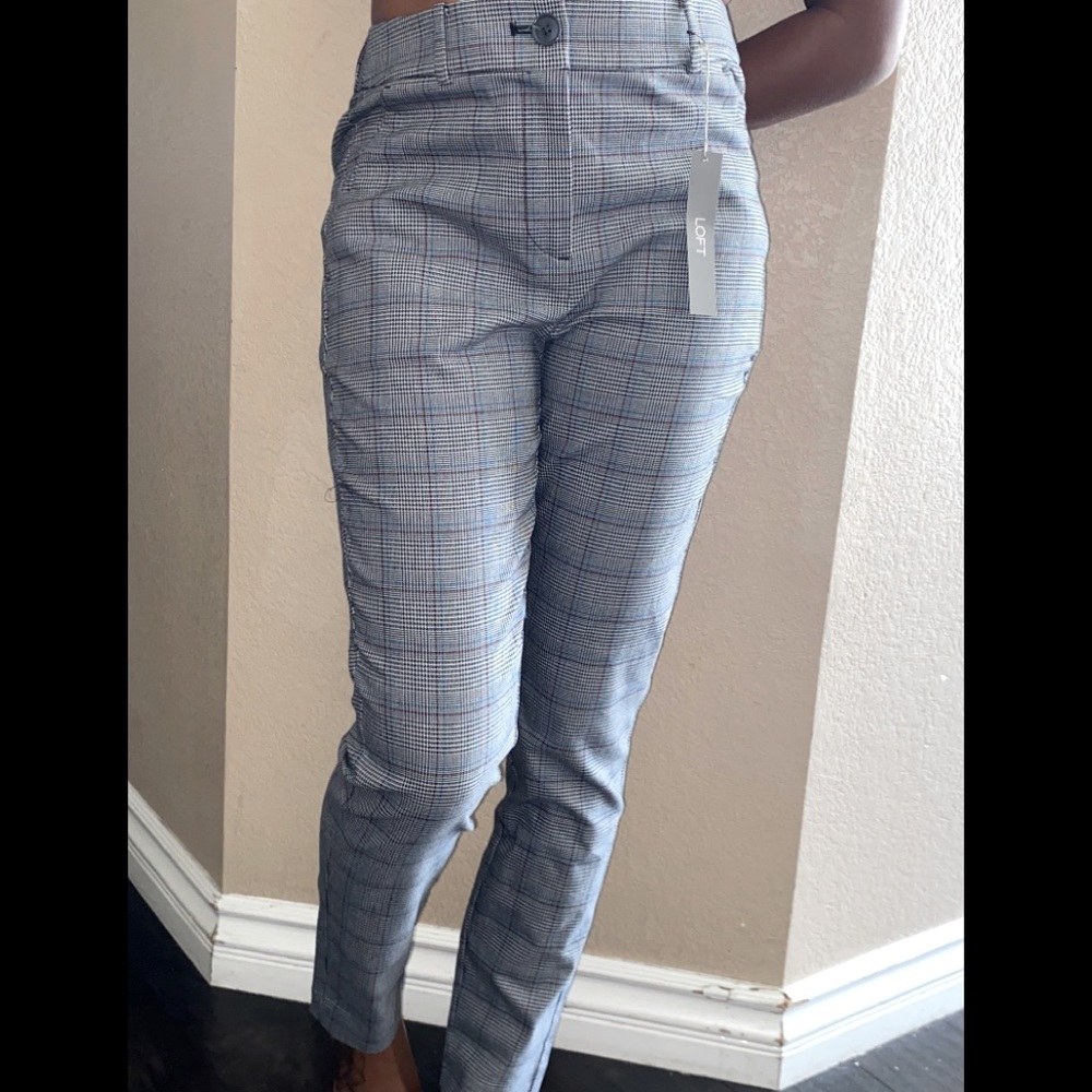 Plaid slacks